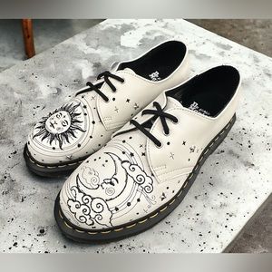 Dr. Martens 1461 Cosmic Embroidered Oxford Leather Shoes Size 7M / 8W | NEW